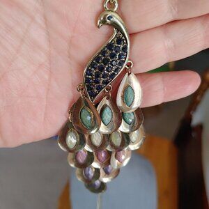 Vintage Aldo Peacock Necklace